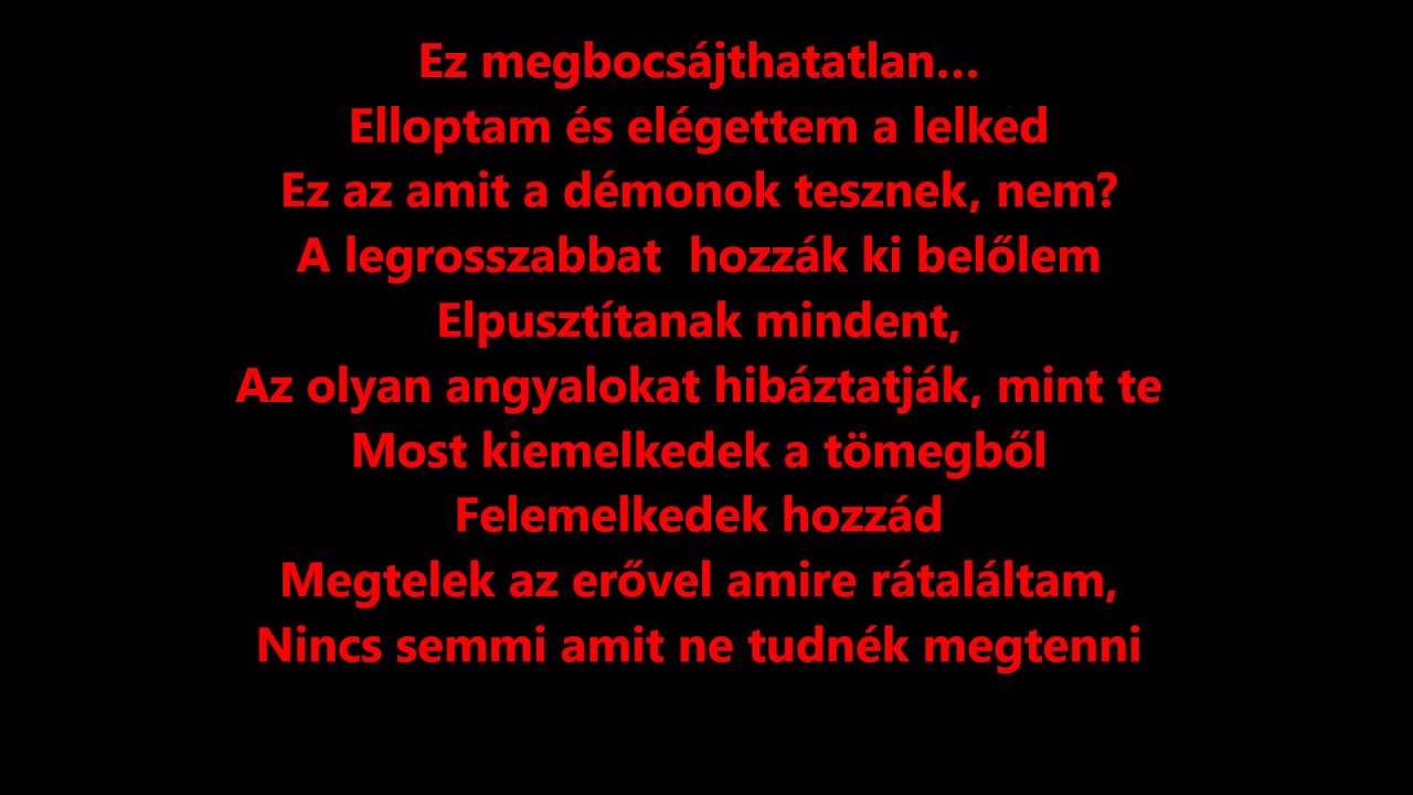 John Newman - Love Me Again - magyar szöveggel