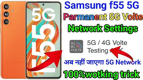 Samsung f55 Parmanent 5G Volte network problem solve || How to solve 5G volte Network problem in 202