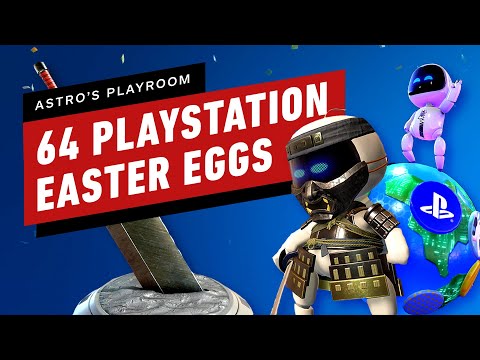 64 PlayStation Game Easter Eggs in Astro's Playroom