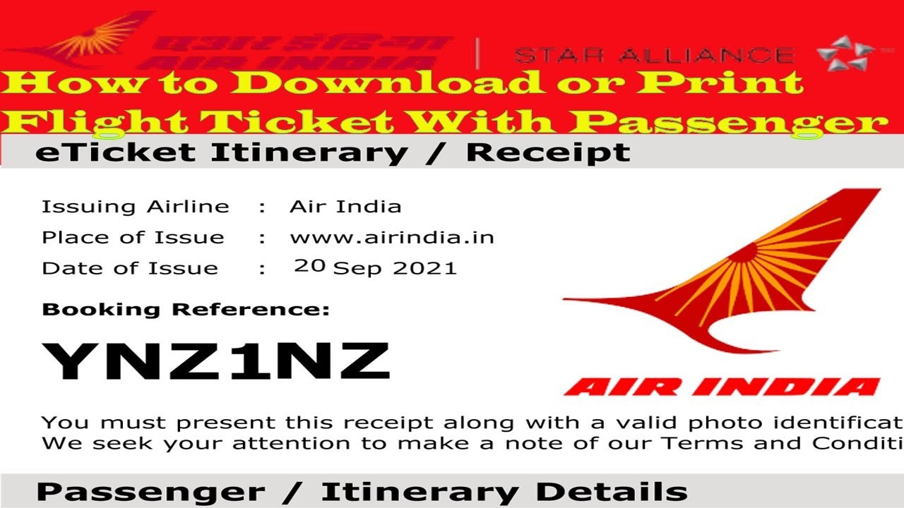 air india trip status