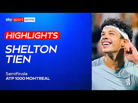 Video Shelton-Tien: gli highlights | ATP 1000 Montreal