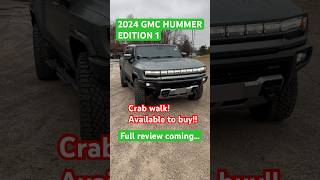 2024 Gmc Hummer Suv Edition 1 Extreme Off Road Package Moonshot Green Matte hummerev crabwalk