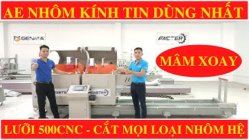 Máy Cắt Nhôm 2 Đầu Mâm Xoay F500CNC || Máy Cắt Nhôm 2 Đầu Chỉ Từ 38 Triệu