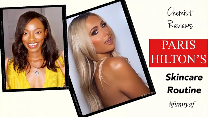 Chemist Reacts to the MOST EXTRA Routine...PARIS HILTON'S Nightime Skincare Routine ♡ April Basi
