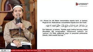LIVE Do'a Ketika Angin Bertiup Kencang | Hadits No.718 - Ustadz Abdullah Zaen, Lc. M.A.