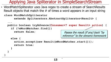 Java Streams: Applying Spliterator