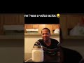 That time I was a voice actor. Part 1 #funny #funnyvideo #humor #parody #comedy #comedyshorts