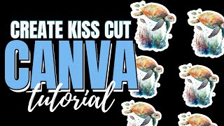 Remove Background & Create A Kiss Cut in Canva | Canva Hacks and Tips screenshot 5