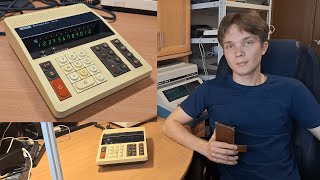 Cтарый калькулятор Ricoh Ricomac 1216 (1974) | vintage electronic calculator