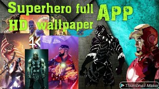 Superhero full HD wallpaper 4k for mobile App screenshot 3
