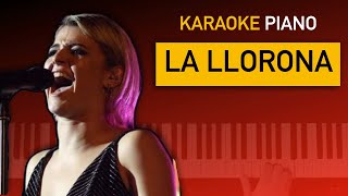 Video thumbnail of "LA LLORONA - ALBA OT 2018 | Piano Karaoke + Partitura"