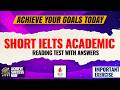 IELTS Short Academic Reading Test 216 With Answers.