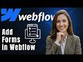 Anleitung: Kontaktformular in Webflow einfügen | Lead Generierung &amp; Feedback