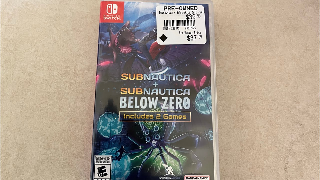 Unboxing Subnautica and Subnautica: Below Zero - Nintendo Switch