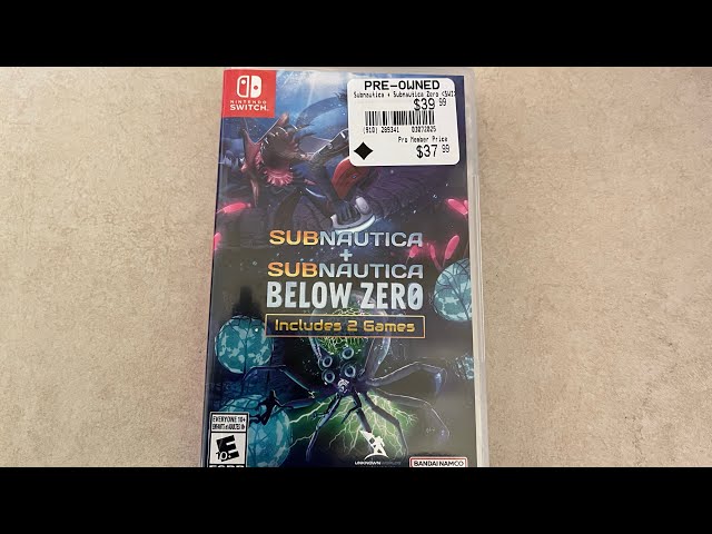 Unboxing Subnautica and Subnautica: Below Zero - Nintendo Switch