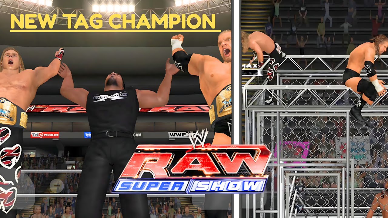WWE 13 WII WWE TAG TEAM CHAMPIONSHIP STEEL CAGE MATCH MONDAY NIGHT RAW WILLSONHELLYT 