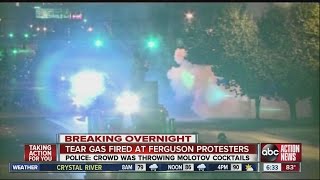 Protests turn violent in St. Louis suburb of Ferguson, Mo