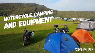 Motorcycle Camping Equipment and Gear
