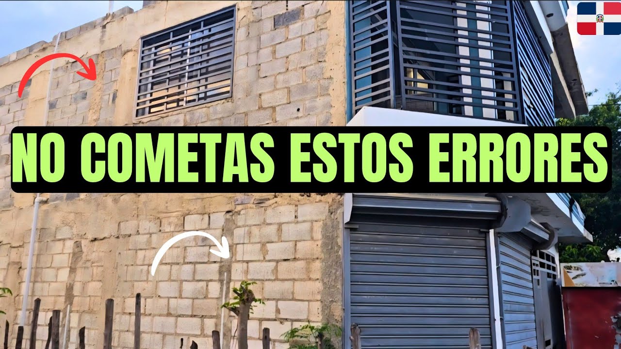NO COMETAS ESTOS ERRORES AL CONSTRUIR TU CASA #housetour - YouTube