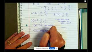 5/12  Precalculus  Matrix operations