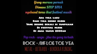 Mengenang 3lagu Dari 3band N 3genre Musik Yang Sering Ditdanilkan Saat Festival Musik Di Th 2000an