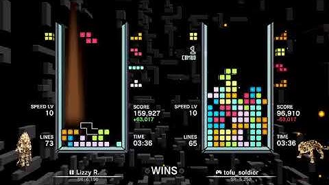 i FINALLY got my win again the right way in tetris effect connected score attack mode today!!!