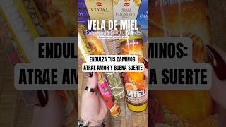 ¿QUIERES ENDULZAR TUS CAMINOS, ATRAER AMOR Y BUENA SUERTE? VELA DE MIEL PREPARADA Y RITUALIZADA