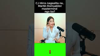Cj Hirro nagsalita na against Romuldez!  #2026 #philippines #politics