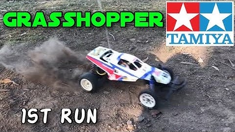 Epic First Run Tamiya RC Grasshopper 1/10 RC Buddy 1st Run Video and upgrades