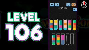Water Color Sort Level 106 Solution