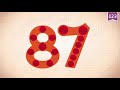 Learn Number 87 in English & Counting, Math by Endless Numbers Kids Video