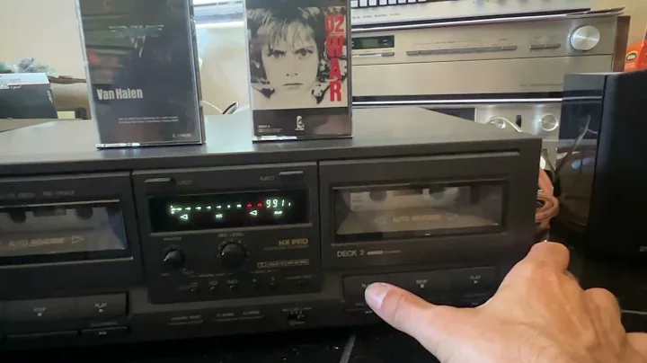 Technics RS TR313 Dual Tape Cassette Deck Stereo Recorder Auto Reverse HXPro; Tested