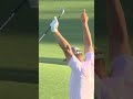 Bryson DeChambeau finishes with a bang. #themasters