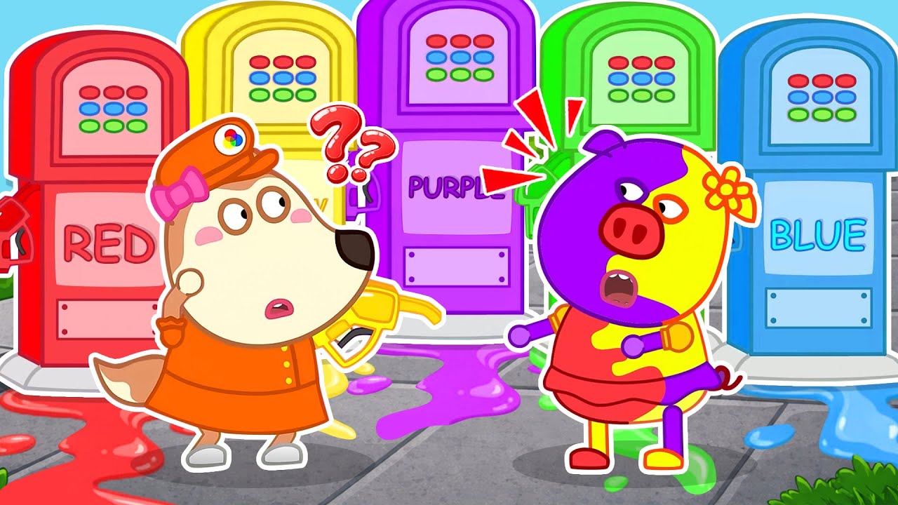 No No Baby, Don't Use the Wrong Colors! | Wolfy - Baby Cartoons