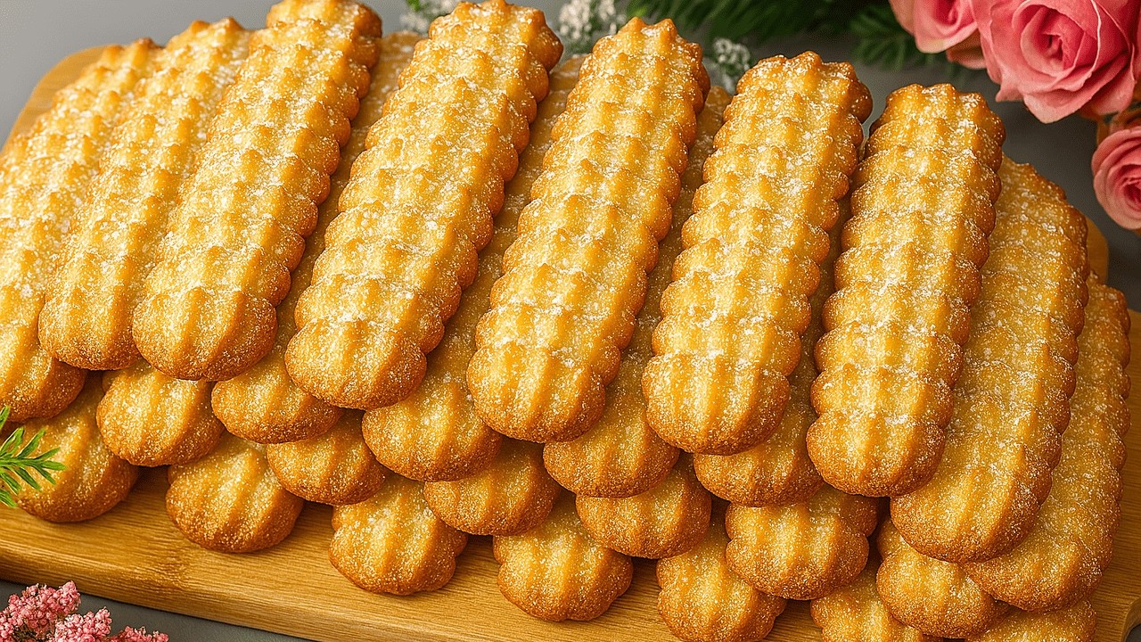 Нежные песочные печенья к чаю за 10 минут! Немного ингредиентов! Простой рецепт!