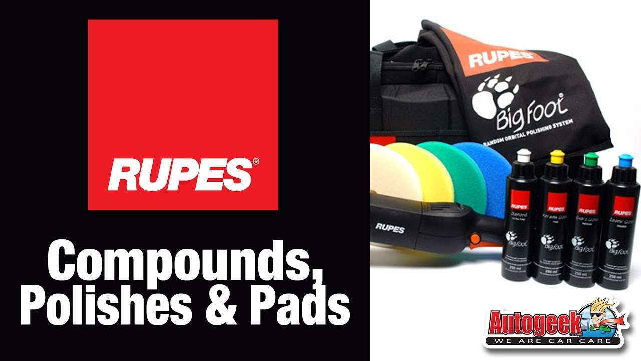 Rupes Pads Chart