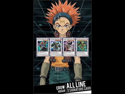 Yugioh Duel Links Crow Hogan X ALL Special Phrases Card