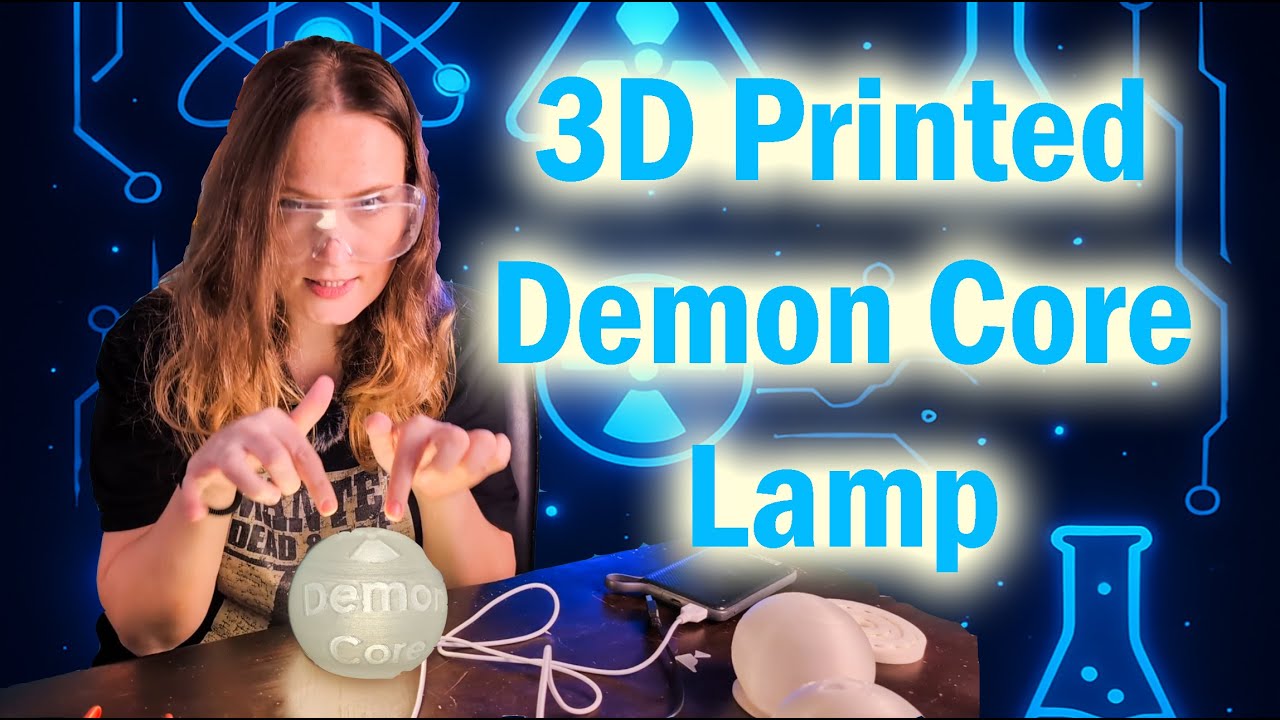Manhattan Project Demon Core true size glow in the dark lithophane lamp ...