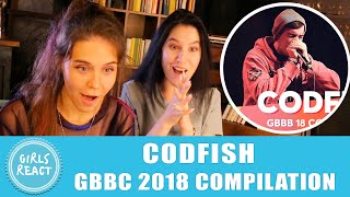 Girls React. CODFISH | Grand Beatbox Battle Champion 2018 Compilation. React to beatbox.