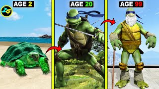 Surviving 99 YEARS As TEENAGE MUTANT NINJA TURTLES in GTA 5 screenshot 4