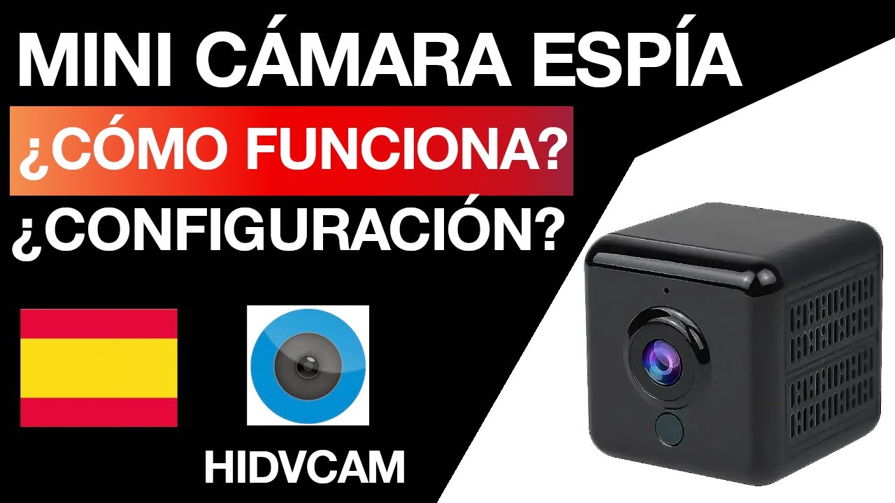 🔻🔻 Tutorial sobre como instalar cámara espía con cable y batería FULL-HD  🔻 Cámara oculta🔻 WiFi🔻 