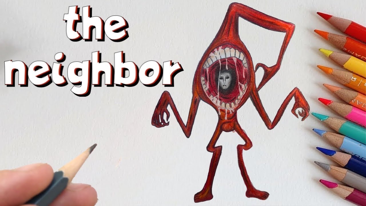 Draw Neby HOW TO DRAW THE NEIGHBOR ( LEOVINCIBLE CREATIONS ) - YouTube