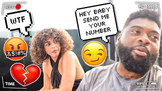 GETTING ANOTHER GIRLS NUMBER WHILE ON A DATE WITH MY WIFE!!! *GET HEATED*