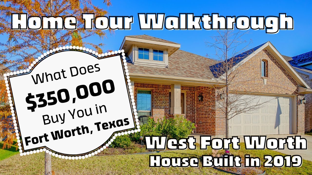 Home Tour of West Fort Worth 2019 Built House Open House Walkthrough