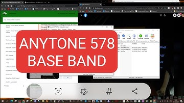 ANYTONE 578 UPDATE BASE BAND