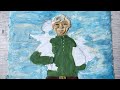 1 день пластилинового марафона (рисуем открытку к 9 мая!) #дети #рисунок #9мая