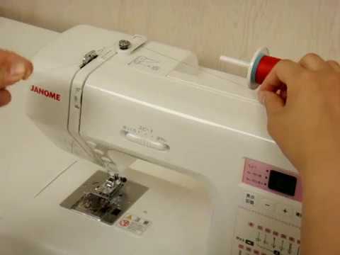 ミシンの小ワザ ミシンの糸の準備 上糸かけ Youtube