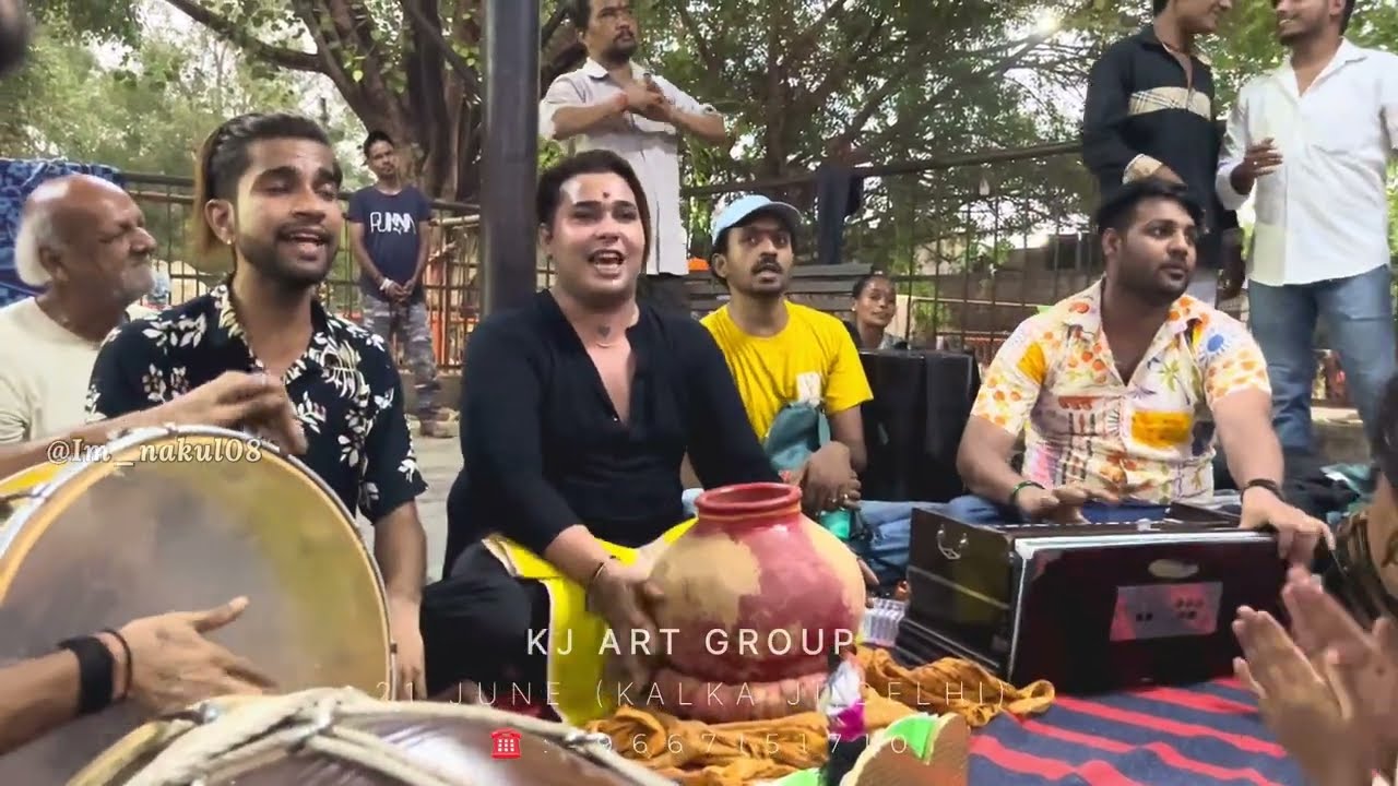 माँ कालका आवाहन | Maa Kalka Aavahan | Kj Art Group Kalka Ji Mandir Kirtan 2025 Delhi 