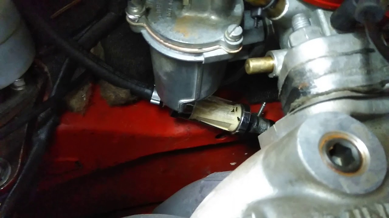 1970 Austin1300gt air bubbles in fuel filter YouTube