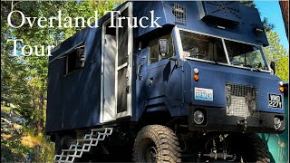 OVERLAND TRUCK DETAILED TOUR : Ultimate Land Rover 101 Forward Control Off Road Camper walkabout HD.